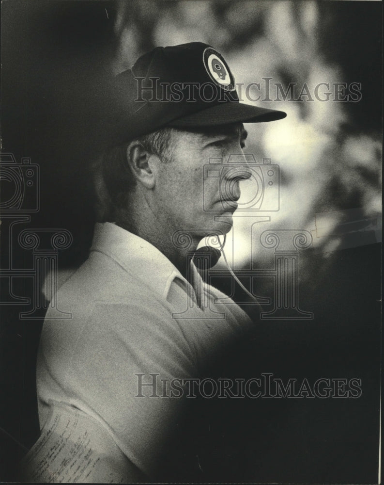 1981 Coach Bart Starr of the Green Bay Packers football team - Historic Images