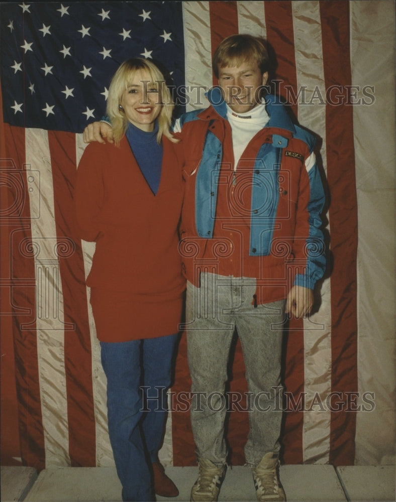 1988 Press Photo Speed skater Marty Pierce - mjt16939- Historic Images