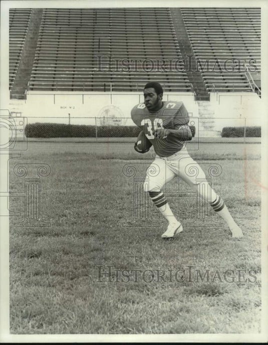 1977 Florida A & M Fullback Mike Thomas During Football Practice - Historic Images