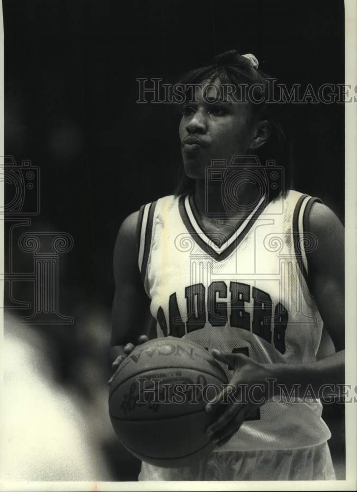 1992 Robin Threat, University of Wisconsin Badger&#39;s Basketball - Historic Images