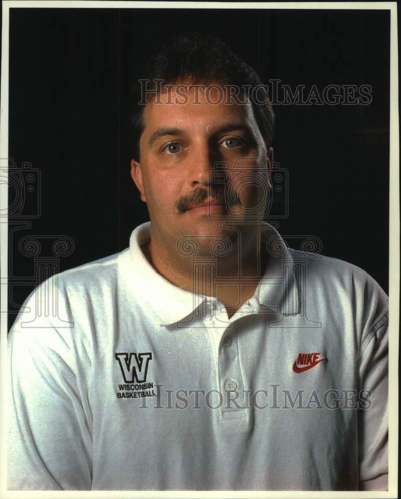 1995 University of Wisconsin Basketball Coach Stan Van Gundy - Historic Images