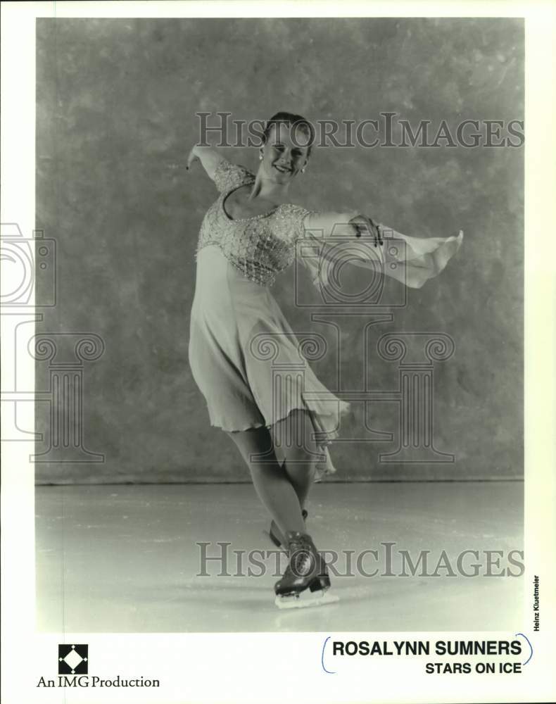 World Champion Skater Rosalynn Sumners Shown With Stars On Ice Show - Historic Images