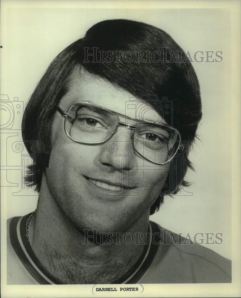 1975 Press Photo Darrell Porter, major league baseball player. - mjt17802- Historic Images