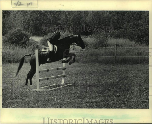 1984 An equestrian at the Wasaukee Horsemen Open Horse Show - Historic Images