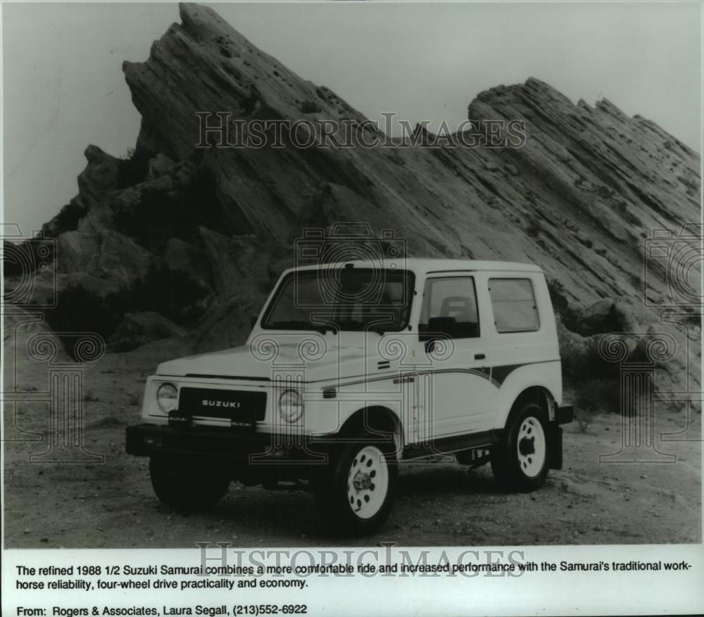 1989 Press Photo The 1988 1/2 Suzuki Samurai - mjt19868 - Historic Images