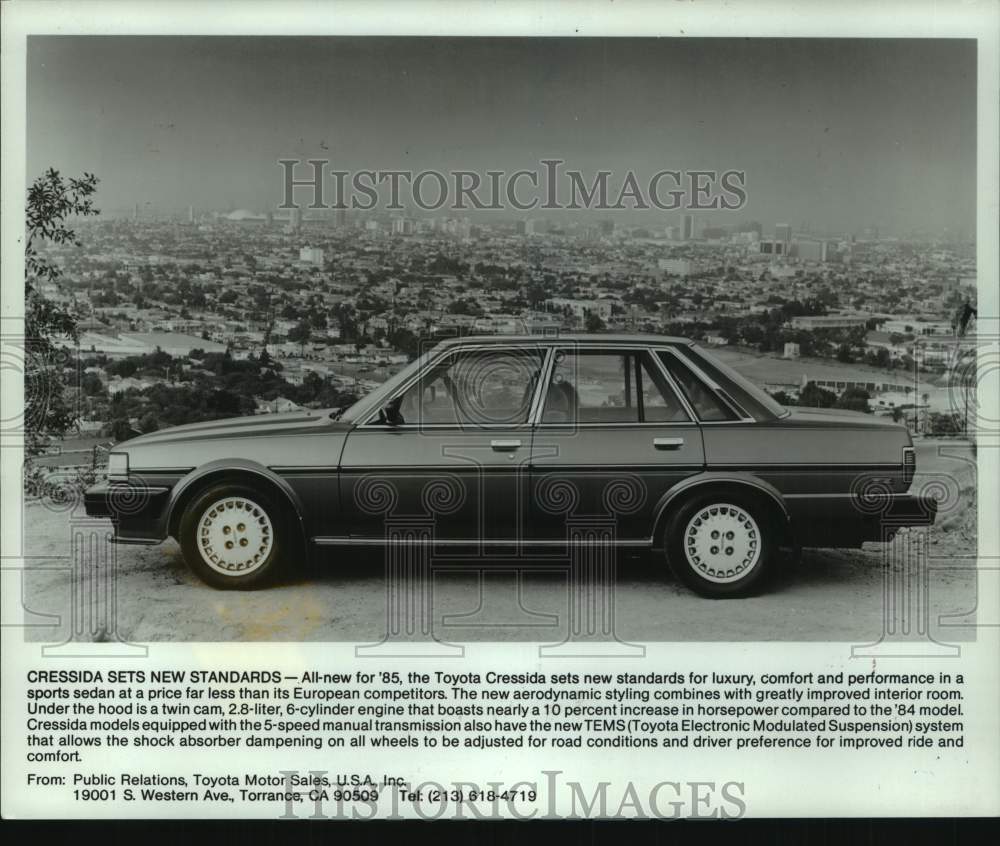 1984 Press Photo The All-new for 1985, the Toyota Cressida - mjt19977- Historic Images