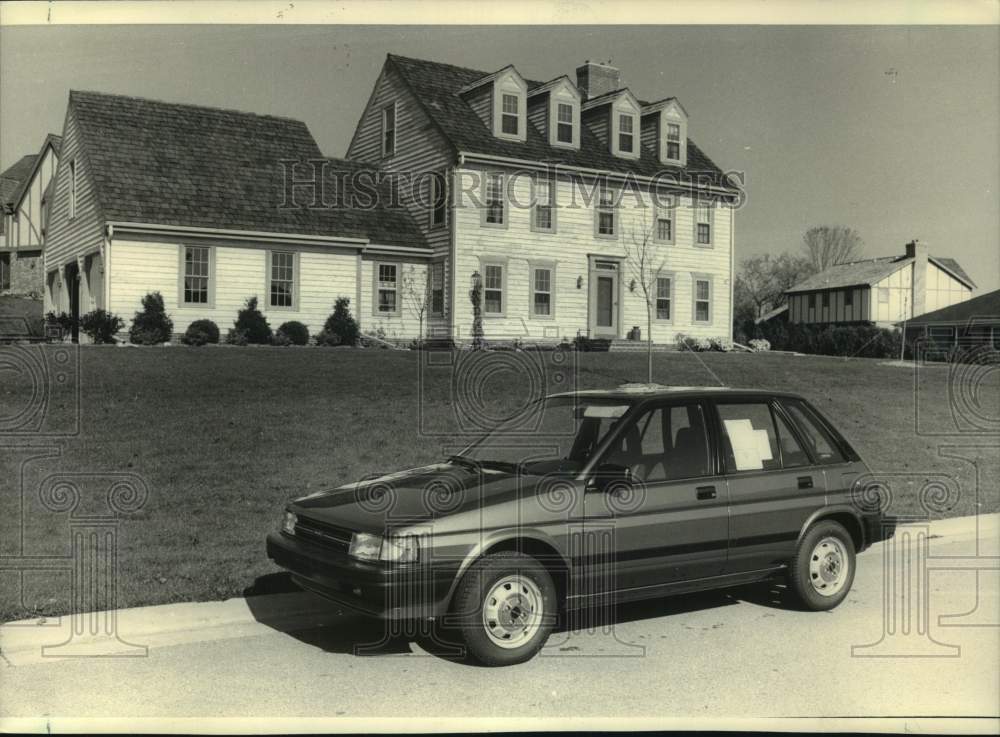 1986 Press Photo The 1987 four-door Toyota Tercel offers great power and mileage - Historic Images