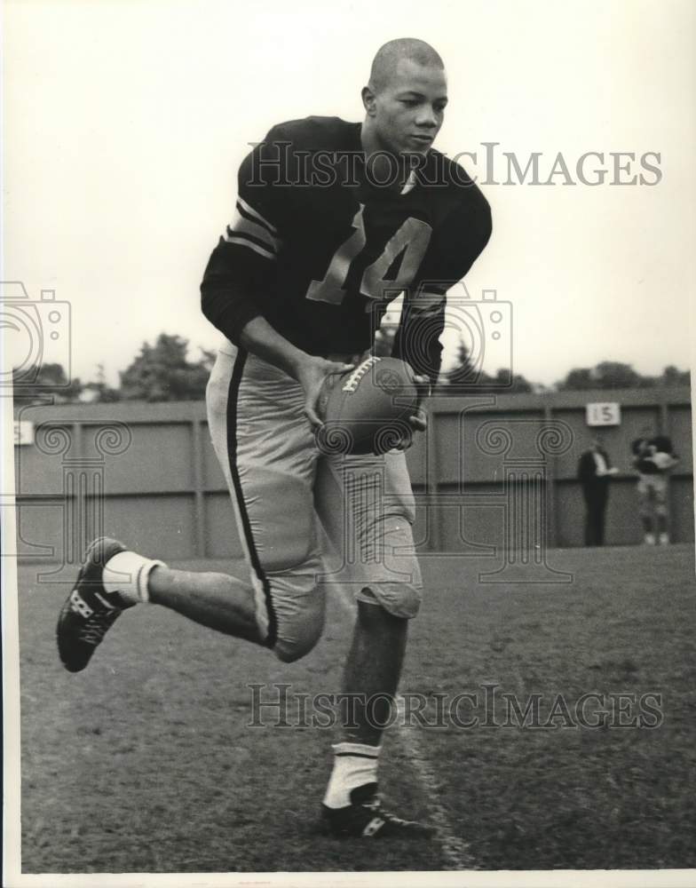 1963 Press Photo University of Iowa wide receiver Alvin Randolph - mjt20408 - Historic Images