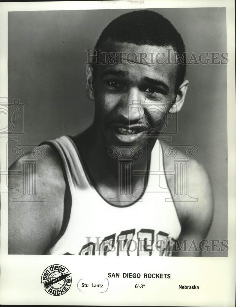 1970 Press Photo San Diego Rockets player Stu Lantz - mjt20471- Historic Images