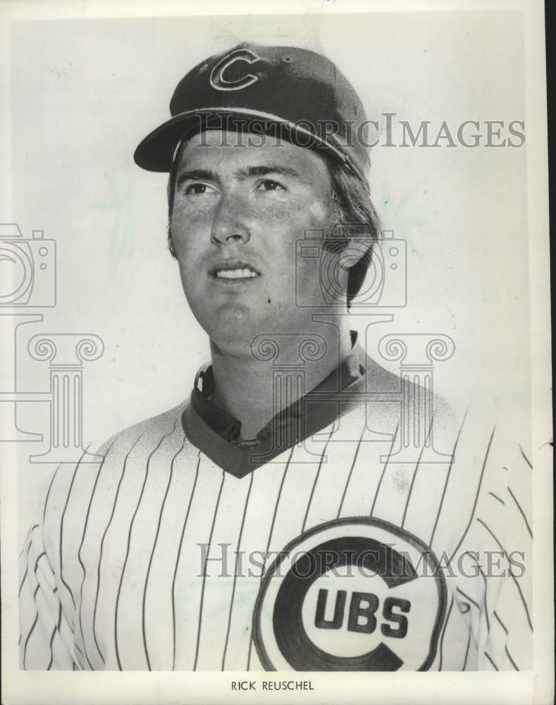 1977 Press Photo Cubs Baseball Player Rick Reuschel, United States - mjt20561 - Historic Images