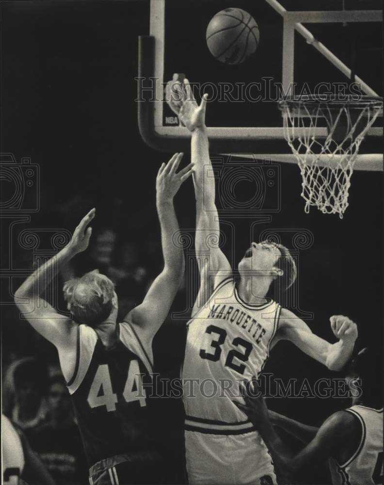 1987 Press Photo Marquette University Basketball Game. - mjt20866 - Historic Images