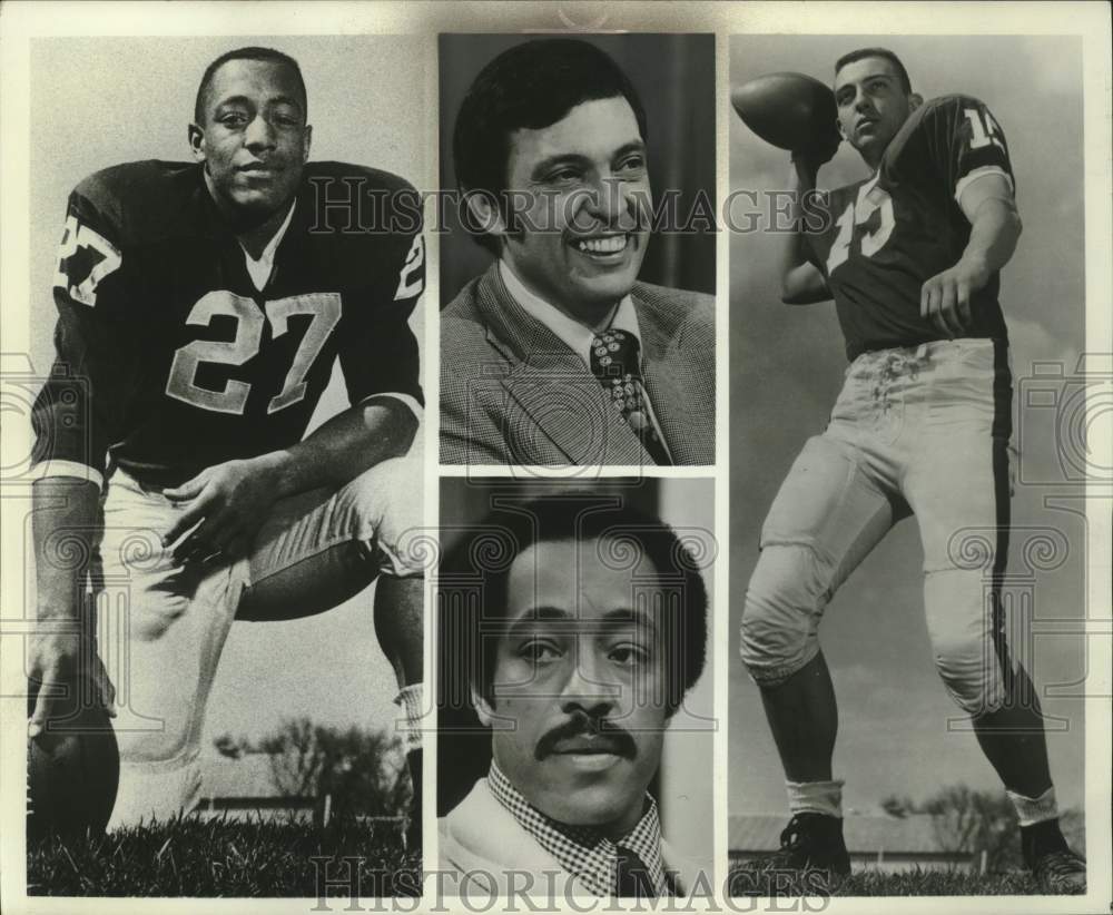 1976 Press Photo Ron VanderKelen, former UW football player and others.- Historic Images
