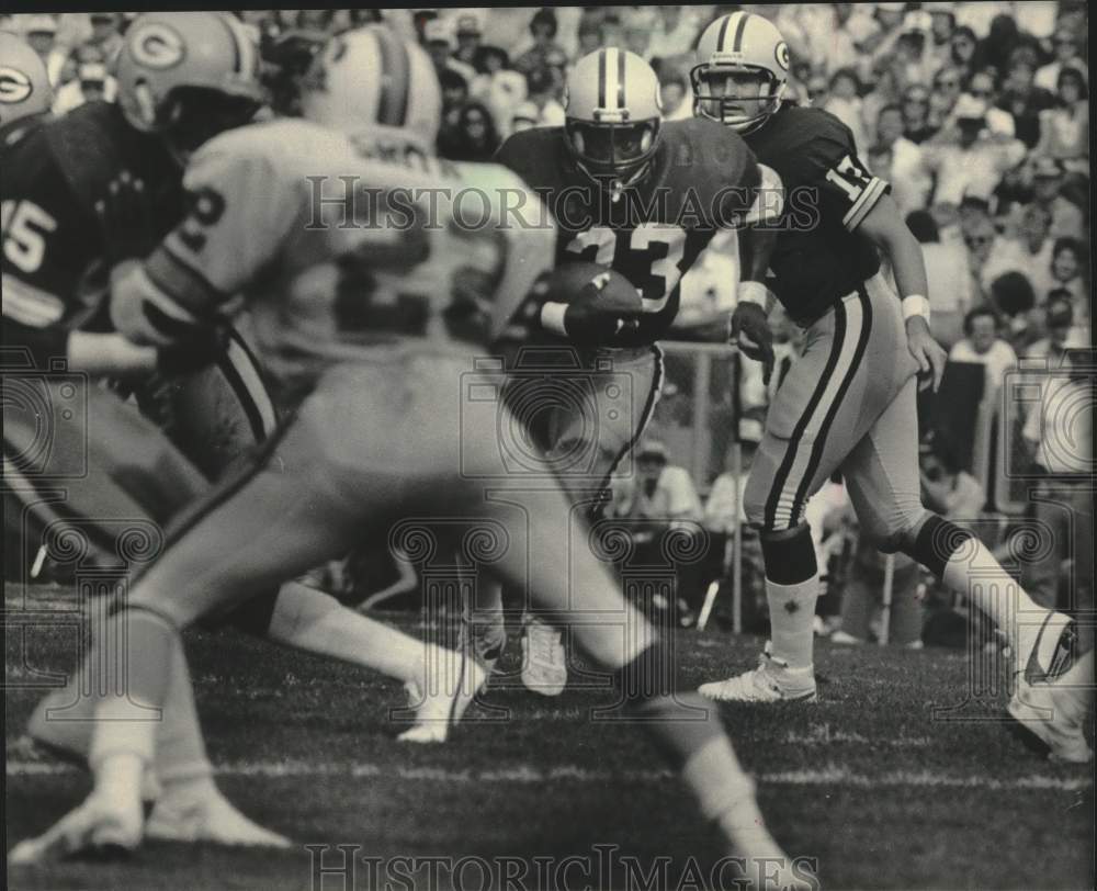 1983 Press Photo Jessie Clark Runs Hard For Green Bay Packers - mjt21119- Historic Images