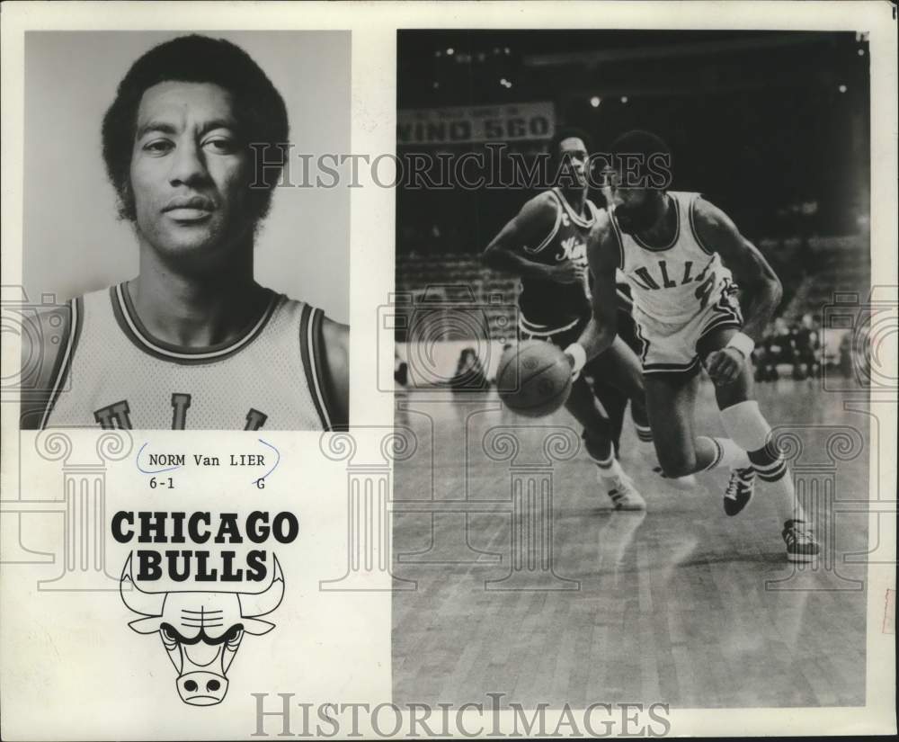 1977 Press Photo Chicago Bulls' Norm Van Lier Plays Basketball - mjt21310 - Historic Images