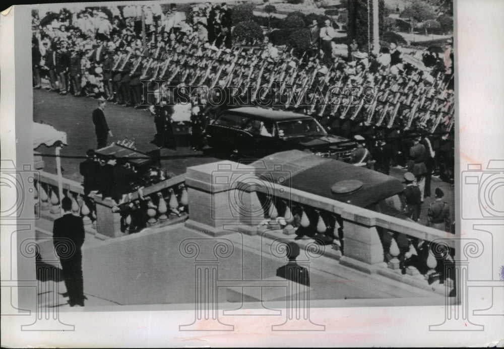 1966 Press Photo Funeral of South Africa&#39;s assassinated Prime Minister - Historic Images