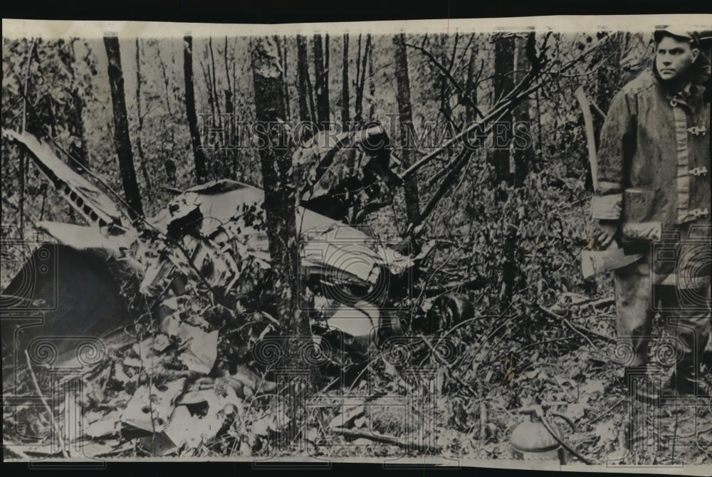 1981 Press Photo Plane Crash, Duluth, Mn, Killed Four Men of Janesville, WI - Historic Images