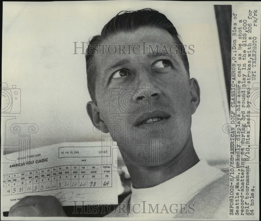 1968 Don Biles Leads 3rd round Golf Classic Tournament, Akron, Ohio - Historic Images