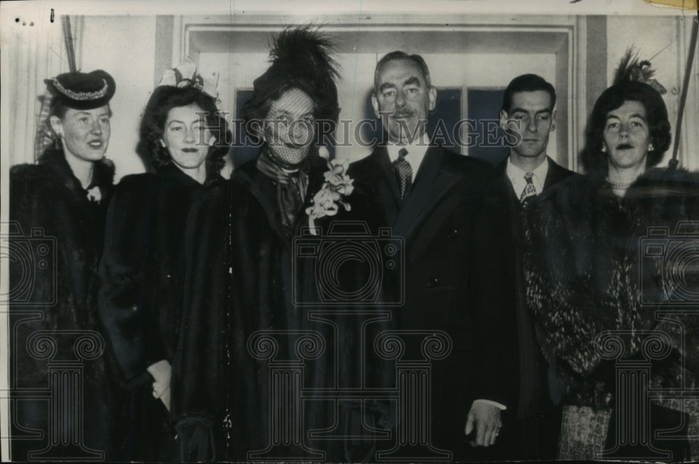 1949 Secretary of Dean Acheson and Family, Washington, DC - Historic Images