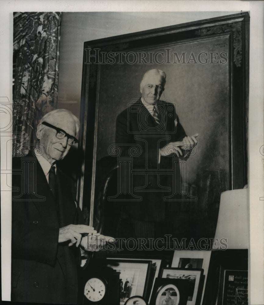 1964 Press Photo Bernard Baruch Made Honorary member of New York&#39;s City College - Historic Images