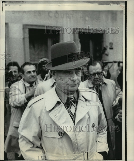 1971 Press Photo W.A. "Tony" Boyle, President of United Mine Workers - Historic Images