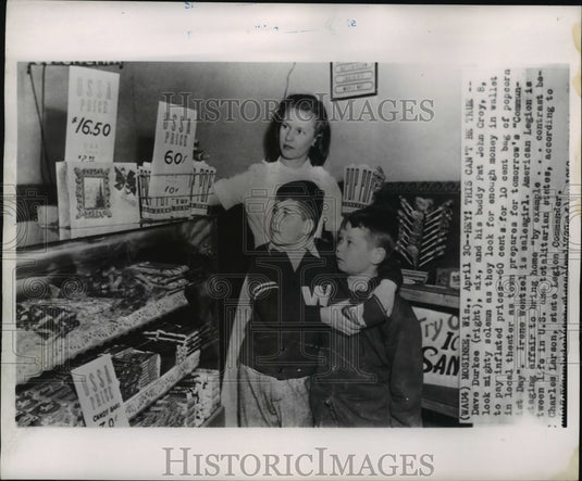 1950 Theater showing inflated USSR prices before 