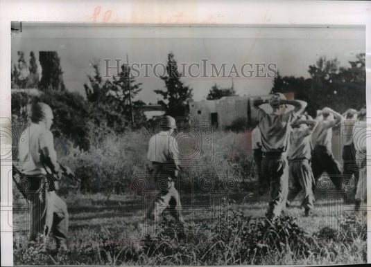 1963 Rebel Argentine soldiers are captured in a Buenos Aires suburb - Historic Images