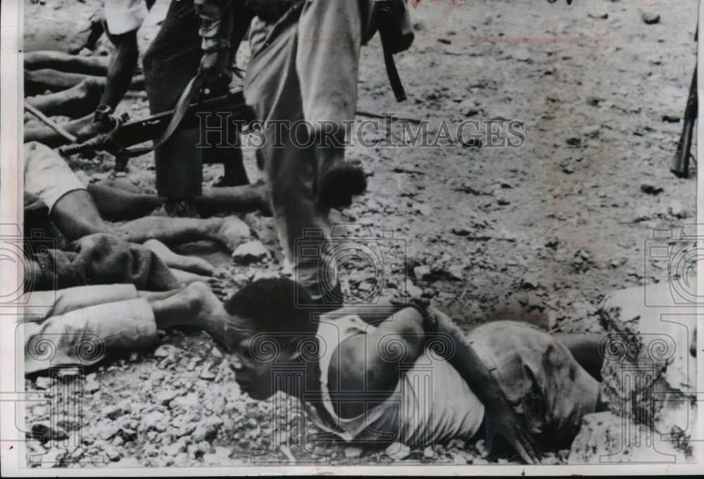 1965 One of ten men stomped to death by rebels in the Congo - Historic Images