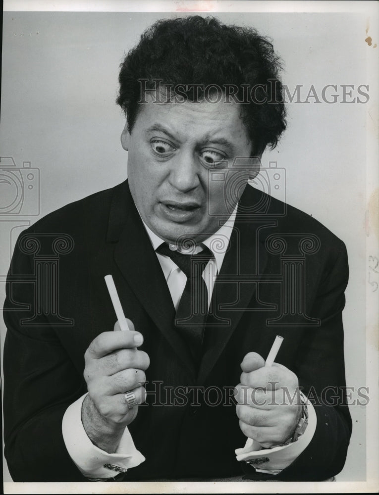 1962 Press Photo Marty Allen, Comedian - mjx01492-Historic Images