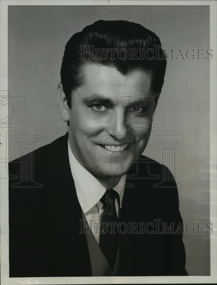 1963 Press Photo Keefe Brasselle, Star of &quot;The Keefe Brasselle Show&quot; - mjx01529-Historic Images