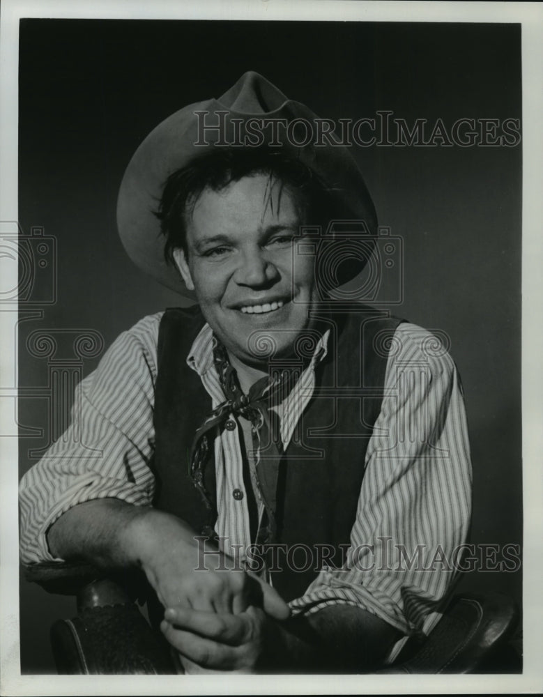 1967 Press Photo Neville Brand, star of Universal Television's "Laredo" series.-Historic Images