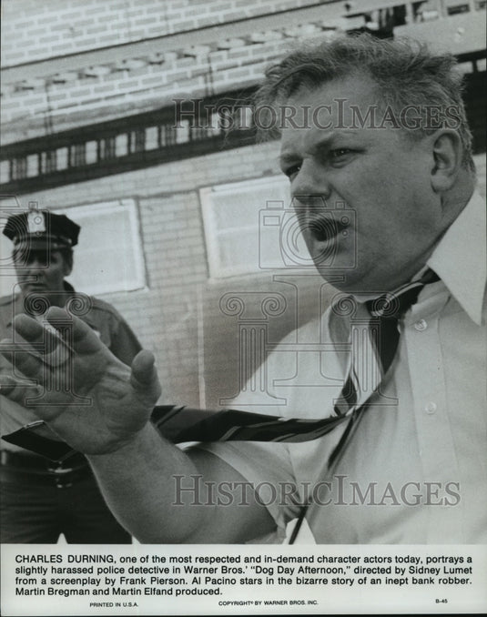 1975 Press Photo Charles Durning in "Dog Day Afternoon" - mjx01662-Historic Images