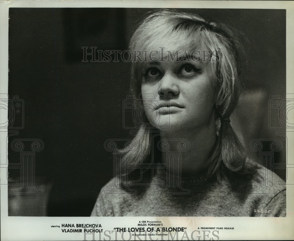1967 Press Photo Hana Brejchova, in "The Loves of a Blonde." - mjx01875-Historic Images