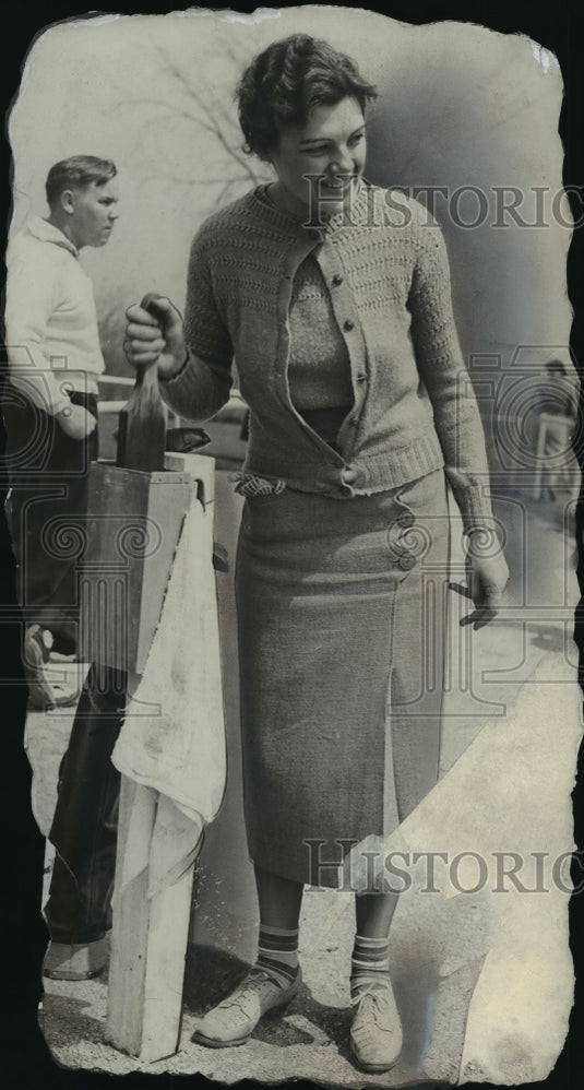 1935 Press Photo Walter Abel's Wife - mjx01948-Historic Images