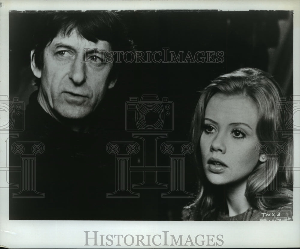 1969 Press Photo Roy Boulting and Hayley mills in &quot;Twisted Nerve&quot; - mjx02186-Historic Images