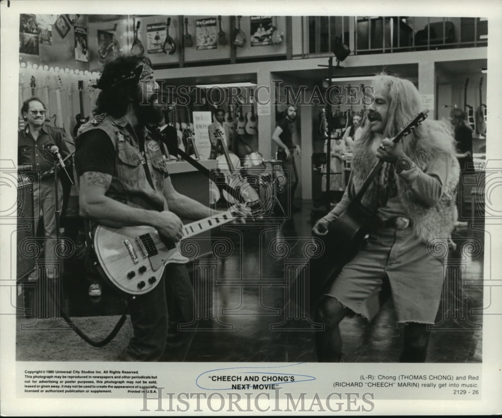 1981 Press Photo &quot;Cheech and Chong&#39;s Next Movie&quot; - mjx02222-Historic Images