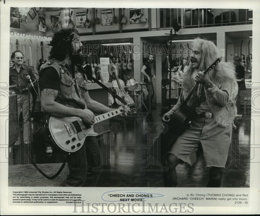 1981 Press Photo "Cheech and Chong's Next Movie" - mjx02222-Historic Images