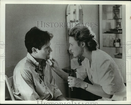 1985 Press Photo Robin Williams plays in "The World According to Garp"-Historic Images