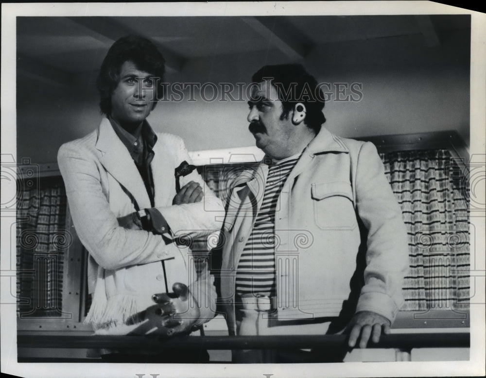 1979 Press Photo Barry Bostwick and Richard Karron in "Young Guy Christian"-Historic Images