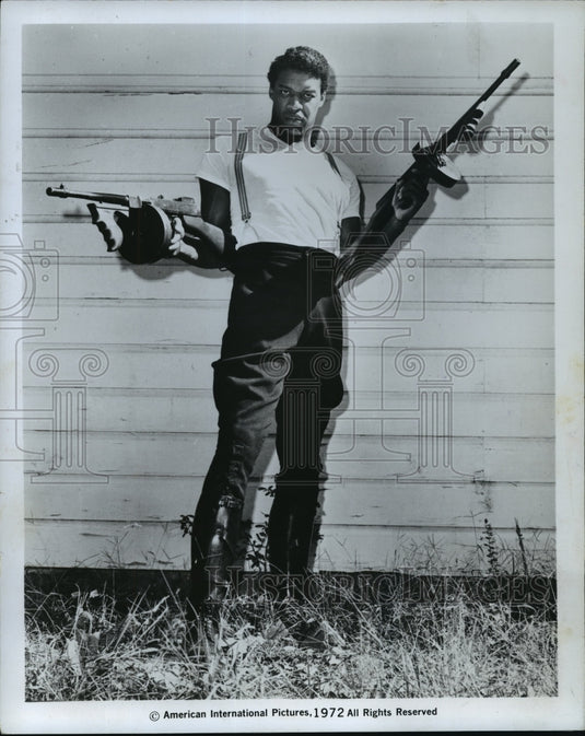 1972 Press Photo Bernie Casey as fury-crazed killer in Boxcar Bertha - mjx02424-Historic Images
