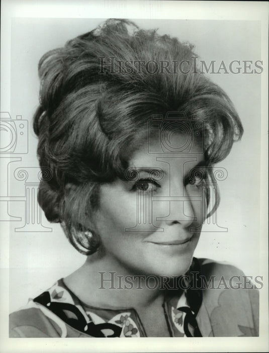 1973 Press Photo Peggy Cass co-host w/ Jack Paar in Jack Paar Tonite - mjx02449-Historic Images