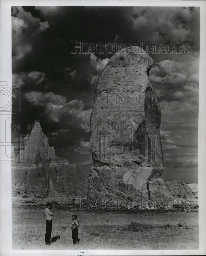 1955 Press Photo Escalante land in Bryce Canyon National Park, Utah - mjx02498-Historic Images