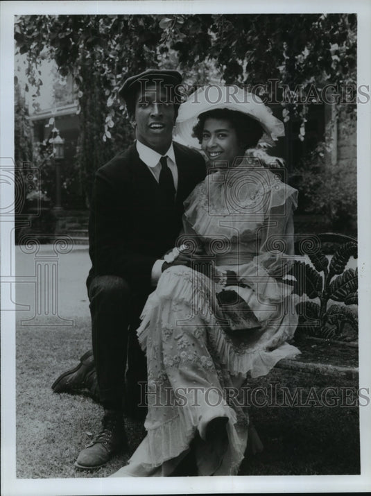 1979 Press Photo Dorian Harewood & Irene Cara in Roots: The Next Generations-Historic Images