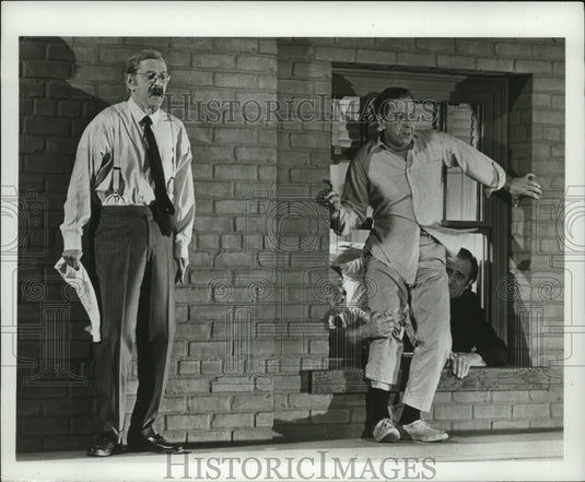 1972 Press Photo Tony Randall and Jack Klugman in The Odd Couple - mjx02972-Historic Images