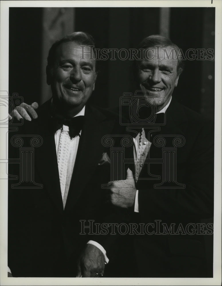 1978 Press Photo Tennessee Ernie Ford and Eddy Arnold on Country Night of Stars-Historic Images