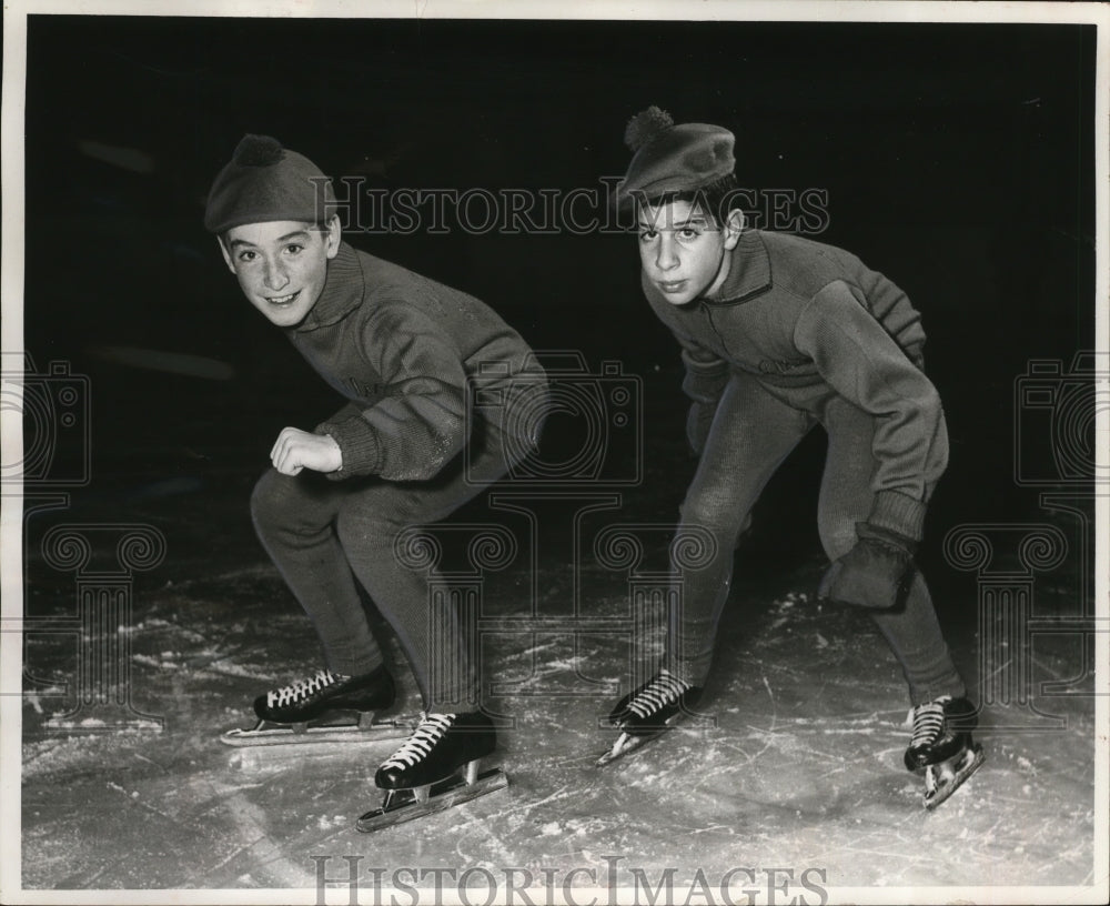 1969 Press Photo Mike Meier and Pete Cefalu skaters to compete in opening meet-Historic Images