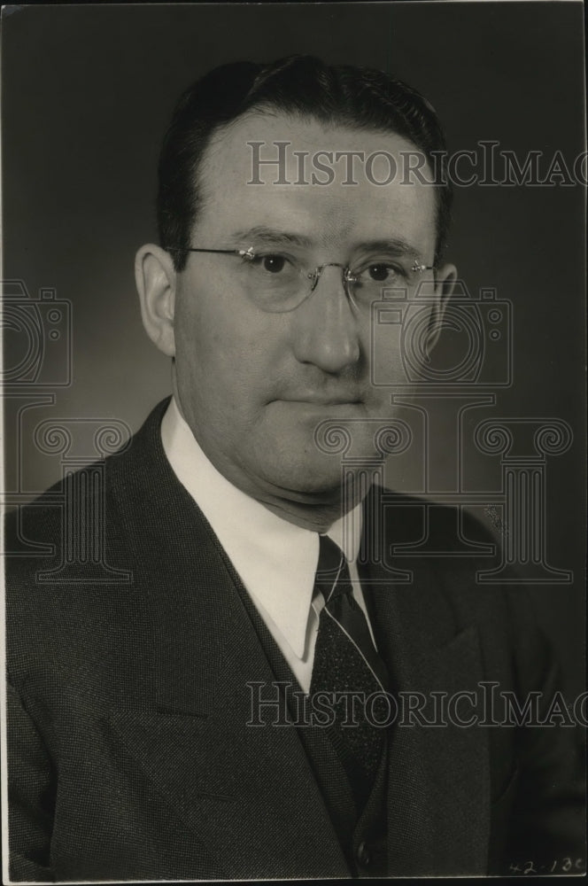 1942 Press Photo John H, Black, Former Milwaukee Sentinel Publisher - mjx03613- Historic Images