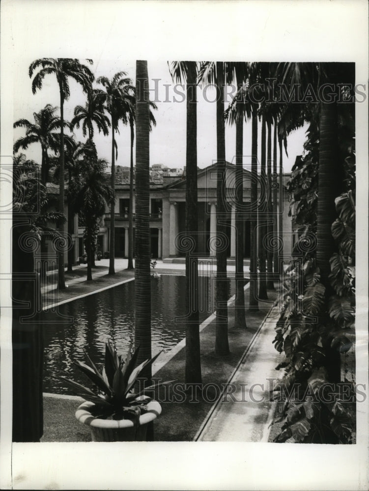1942 Press Photo The Palacio Itamarati, Rio De Janeiro, Brazil - mjx03958- Historic Images