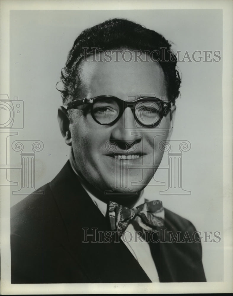 1955 Press Photo Kenny Delmar, Comedian, Will Appear in "Shoot It Again"-Historic Images