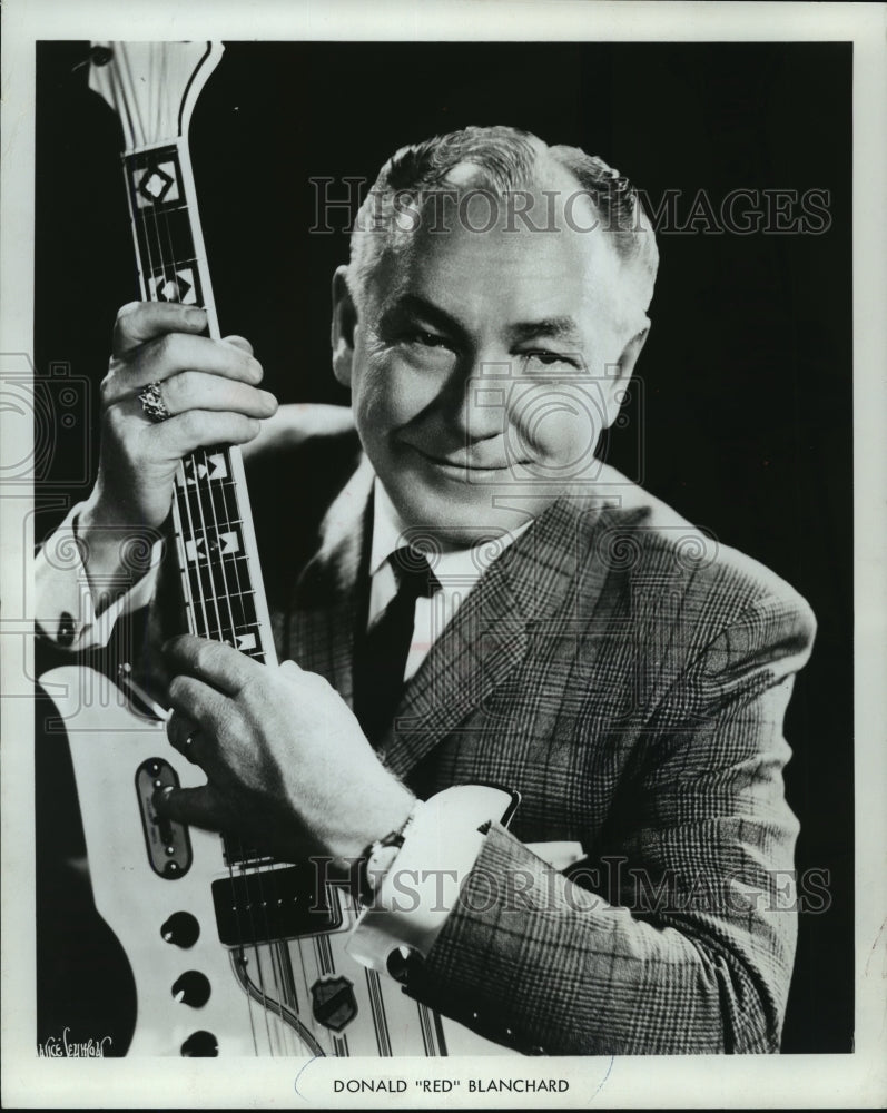 1966 Press Photo Musician Donald-Red-Blanchard - mjx04373-Historic Images