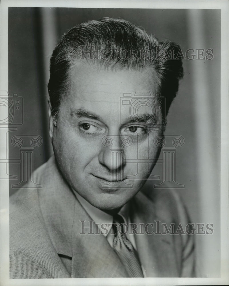 1953 Press Photo Claude Dauphin, French Actor in Vanishing Point - mjx04375-Historic Images